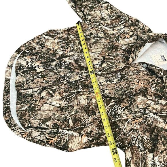 DENIM OBSESSED Green Camo Long Sleeve Shacket Size M - Picture 6 of 7